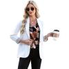 image:imageWIHOLL Womens Satin Summer Tops Cap Short Sleeve Blouses V Neck Shirts Business Casual Outfits Fashion Clothing 2026Printed Begonia