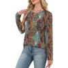 image:imageWIHOLL Womens Striped Long Sleeve Shirts Spring Outfits 2026 Color Block Tops Fashion Clothing Ribbed Crewneck Tee BlousesDboho