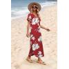 image:imageWIHOLL Womens Summer Short Sleeve Dresses Maxi Dress Vacation Beach Sundresses 2026 with PocketsFloral Lily