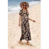 image:imageWIHOLL Womens Summer Short Sleeve Dresses Maxi Dress Vacation Beach Sundresses 2026 with PocketsFloral Ripple