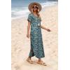 image:imageWIHOLL Womens Summer Short Sleeve Dresses Maxi Dress Vacation Beach Sundresses 2026 with PocketsFloral Viola