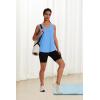 image:imageWIHOLL Womens Workout Tank Tops Sleeveless Athletic Racerback for Gym Yoga Running  Summer Fitness Tops Scoop Neck SXXLBlue