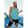 image:imageWIHOLL Womens Workout Tank Tops Sleeveless Athletic Racerback for Gym Yoga Running  Summer Fitness Tops Scoop Neck SXXLBlue Green