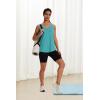 image:imageWIHOLL Womens Workout Tank Tops Sleeveless Athletic Racerback for Gym Yoga Running  Summer Fitness Tops Scoop Neck SXXLBlue Green