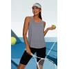 image:imageWIHOLL Womens Workout Tank Tops Sleeveless Athletic Racerback for Gym Yoga Running  Summer Fitness Tops Scoop Neck SXXLGrey