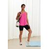image:imageWIHOLL Womens Workout Tank Tops Sleeveless Athletic Racerback for Gym Yoga Running  Summer Fitness Tops Scoop Neck SXXLHot Pink