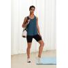 image:imageWIHOLL Womens Workout Tank Tops Sleeveless Athletic Racerback for Gym Yoga Running  Summer Fitness Tops Scoop Neck SXXLNavy Blue