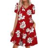 03-red Floral