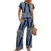 Navy Print
