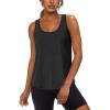 image:imageWIHOLL Womens Workout Tank Tops Sleeveless Athletic Racerback for Gym Yoga Running  Summer Fitness Tops Scoop Neck SXXL0black