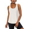 image:imageWIHOLL Womens Workout Tank Tops Sleeveless Athletic Racerback for Gym Yoga Running  Summer Fitness Tops Scoop Neck SXXL0white
