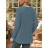 image:imageWIHOLL Long Sleeve Shirts for Women Lightweight Sweaters Fall Outfits 2026 Color Block Winter Clothing Dressy Casual Soft05blue