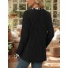 image:imageWIHOLL Long Sleeve Shirts for Women Lightweight Sweaters Fall Outfits 2026 Color Block Winter Clothing Dressy Casual Soft08black Leopard