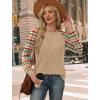image:imageWIHOLL Long Sleeve Shirts for Women Lightweight Sweaters Fall Outfits 2026 Color Block Winter Clothing Dressy Casual Soft08red Yellow Plaid