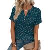 image:imageWIHOLL Womens Blouses Spring Tops Short Sleeve Shirts Dressy Casual Summer Vacation Fashion Clothing 2026Floral Print