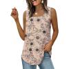image:imageWIHOLL Womens Square Neck Tank Top0beige Flower