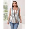 image:imageWIHOLL Womens Square Neck Tank Top0dye Tie