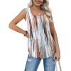 image:imageWIHOLL Womens Square Neck Tank Top0dye Tie