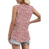 image:imageWIHOLL Womens Square Neck Tank Top0pink Flower