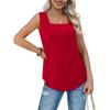 image:imageWIHOLL Womens Square Neck Tank Top3red