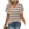 Khaki Black Striped