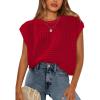 image:imageWIHOLL Womens Summer Cap Sleeve Crochet Tops Hollow Out Spring Sweaters Vacation Cruise Outfits Fashion Clothing 2026Fred
