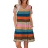 image:imageWIHOLL Boho Summer Dresses for Women Casual Loose T Shirt Dress with Pockets Beach Vacation Outfits S4XL06colorful Stripe