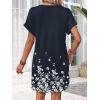image:imageWIHOLL Dresses for Women 2026 Casual Summer Tshirt Dress Wedding Guest Dresses Fashion Beach Vacation ClothesNavy Floral