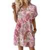 image:imageWIHOLL Dresses for Women 2026 Casual Summer Tshirt Dress Wedding Guest Dresses Fashion Beach Vacation ClothesPink Paisley
