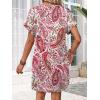 image:imageWIHOLL Dresses for Women 2026 Casual Summer Tshirt Dress Wedding Guest Dresses Fashion Beach Vacation ClothesPink Paisley