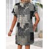 image:imageWIHOLL Dresses for Women 2026 Casual Summer Tshirt Dress Wedding Guest Dresses Fashion Beach Vacation ClothesPixel Patchwork