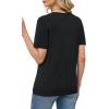 image:imageWIHOLL Short Sleeve Sweater for Women Trendy Summer Tops Crew Neck Business Casual Outfits 2026Black