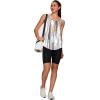 image:imageWIHOLL Workout Tops for Women Summer Athletic Tank Tops Sleeveless Shirts Beach Lightweight Gym ClothesEarthy Stripes