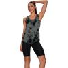 image:imageWIHOLL Workout Tops for Women Summer Athletic Tank Tops Sleeveless Shirts Beach Lightweight Gym ClothesGray Tiedye