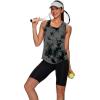 image:imageWIHOLL Workout Tops for Women Summer Athletic Tank Tops Sleeveless Shirts Beach Lightweight Gym ClothesGray Tiedye