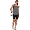 image:imageWIHOLL Workout Tops for Women Summer Athletic Tank Tops Sleeveless Shirts Beach Lightweight Gym ClothesGrey