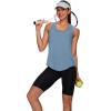image:imageWIHOLL Workout Tops for Women Summer Athletic Tank Tops Sleeveless Shirts Beach Lightweight Gym ClothesMisty Blue
