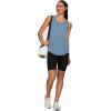 image:imageWIHOLL Workout Tops for Women Summer Athletic Tank Tops Sleeveless Shirts Beach Lightweight Gym ClothesMisty Blue