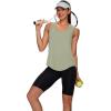 image:imageWIHOLL Workout Tops for Women Summer Athletic Tank Tops Sleeveless Shirts Beach Lightweight Gym ClothesSage Green