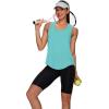 image:imageWIHOLL Workout Tops for Women Summer Athletic Tank Tops Sleeveless Shirts Beach Lightweight Gym ClothesTurquoise