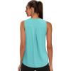 image:imageWIHOLL Workout Tops for Women Summer Athletic Tank Tops Sleeveless Shirts Beach Lightweight Gym ClothesTurquoise