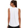image:imageWIHOLL Workout Tops for Women Summer Athletic Tank Tops Sleeveless Shirts Beach Lightweight Gym ClothesWhite
