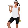 image:imageWIHOLL Workout Tops for Women Summer Athletic Tank Tops Sleeveless Shirts Beach Lightweight Gym ClothesWhite