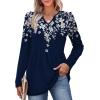 image:imageBoho Tops for Women Dressy Casual Blouses Plus Size Long Sleeve Shirts Teacher Outfits Fall Fashion Clothes L