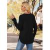 image:imageWIHOLL Long Sleeve Shirts for Women 2026 Fall Sweaters Lightweight Casual Tunic Tops Loose Fit Winter Clothing S2XL1black