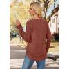 image:imageWIHOLL Long Sleeve Shirts for Women 2026 Fall Sweaters Lightweight Casual Tunic Tops Loose Fit Winter Clothing S2XL1caramel