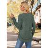 image:imageWIHOLL Long Sleeve Shirts for Women 2026 Fall Sweaters Lightweight Casual Tunic Tops Loose Fit Winter Clothing S2XL1green
