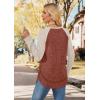 image:imageWIHOLL Long Sleeve Shirts for Women 2026 Fall Sweaters Lightweight Casual Tunic Tops Loose Fit Winter Clothing S2XL1paneled Apricot Caramel