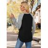 image:imageWIHOLL Long Sleeve Shirts for Women 2026 Fall Sweaters Lightweight Casual Tunic Tops Loose Fit Winter Clothing S2XL1paneled Grey Black