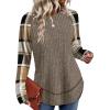 image:imageWIHOLL Long Sleeve Shirts for Women 2026 Fall Sweaters Lightweight Casual Tunic Tops Loose Fit Winter Clothing S2XL1print 3